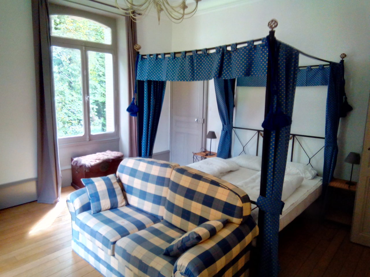 ein Schlafzimmer im Chateau de la Raffe