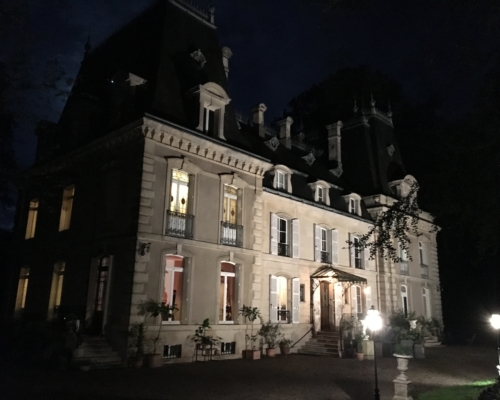 Chateau by night