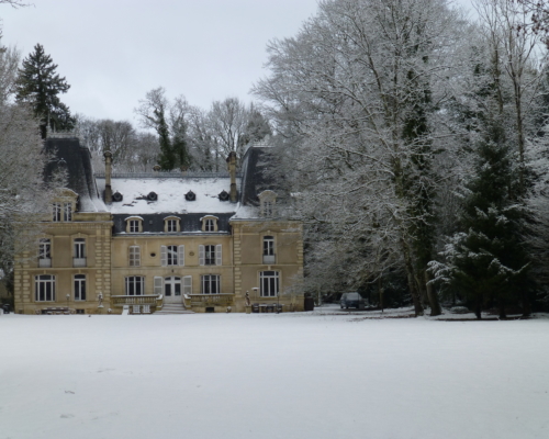 Chateau im Winter